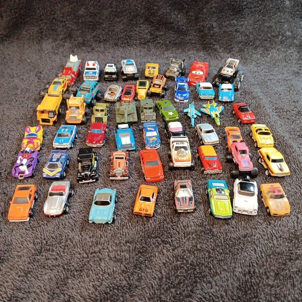 52 Micro Machines And Other Mini Car Lot Several Vintage Galoob Complete List  - Image 4 of 4