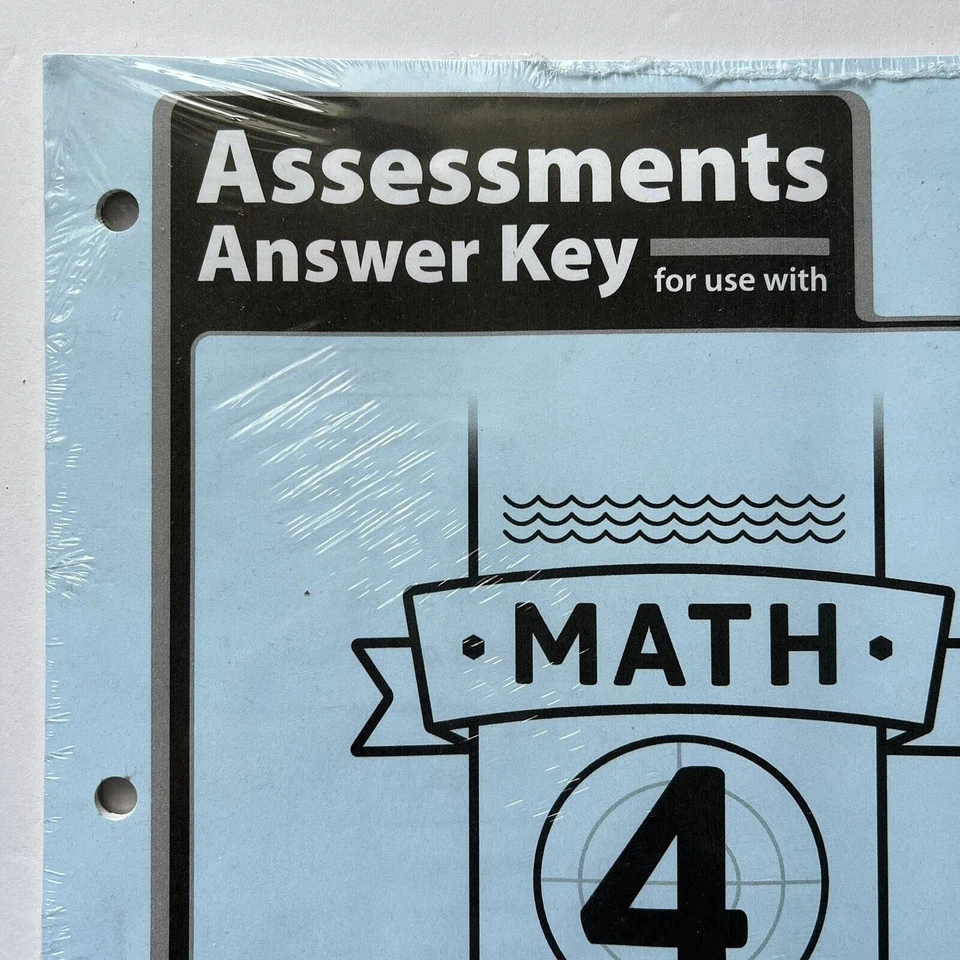 BJU Press Bob Jones Math 4 Assessments Answer Key Homeschool Curriculum - Image 2 of 4