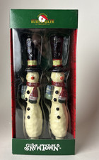 Kurt Adler 10 Inch Christmas Candles Snowman   Never Used