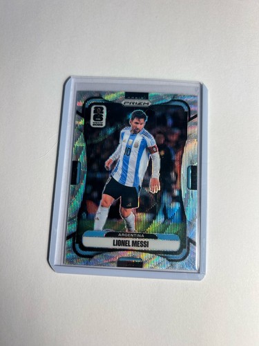 2026 Panini Prizm FIFA World Cup Lionel Messi Silver Wave Prizm #10