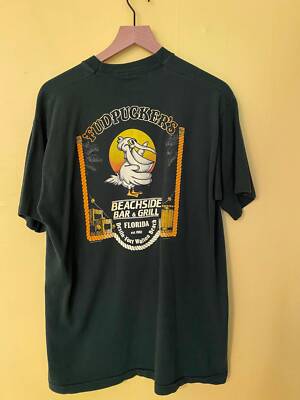 Vintage 1982 Fudpucker's Graphic T Shirt Single Stitch XL