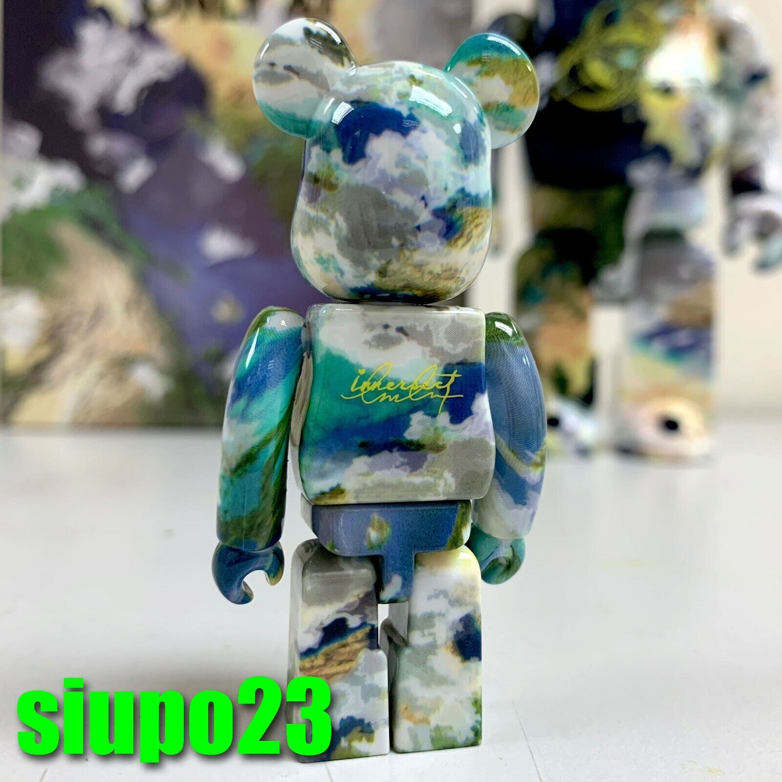 Medicom 400% + 100% Bearbrick ~ Innersect Be@rbrick 2020 Earth