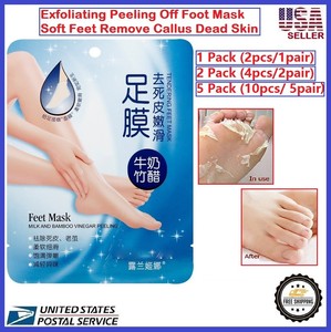 2 4 10 Pcs Exfoliating Peeling Off Foot Mask Soft Feet Remove Dead Skin Callus Ebay