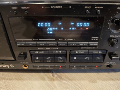 Sony TC-WR801ES Double Stereo Auto Reverse Cassette Tape Deck Dolby S Vintage Lesen - Bild 3 von 14