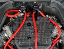 07-13 G37 VQ37VHR Baffled Oil Catch Can Kit System | Bull Boost Performance™