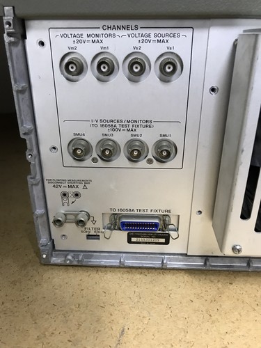 HP 4145A Semiconductor Parameter Analyzer Hewlett Packard ID-AWW-AWW-9-3-10 - Picture 10 of 12