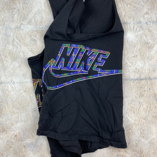 Vintage 80s/90s Nike Tank Top Black Adult Mens Large Made In USA Spellout - Picture 6 of 11