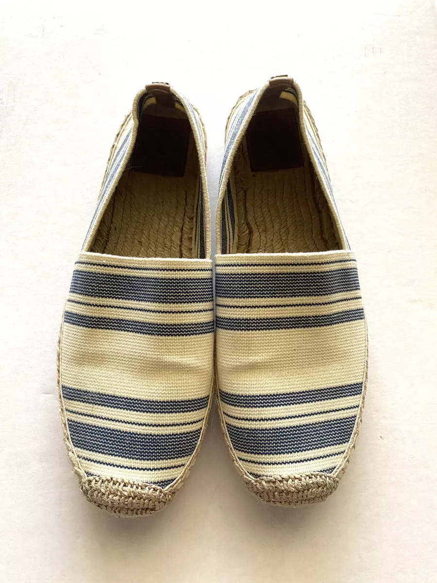 Tory burch sale striped espadrilles