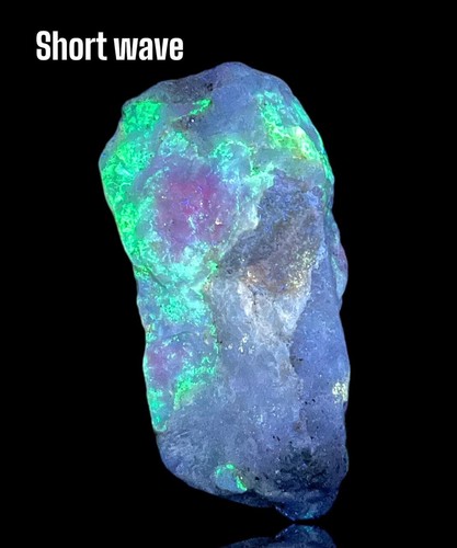 57 Gm Beautiful Natural Sharp Fluorescent Color Change Hackmanite Specimen-Afg