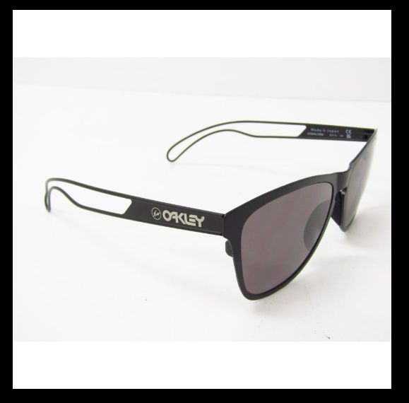 Oakley Frogskins Fragment Satin Black Titanium Sunglasses OO6044