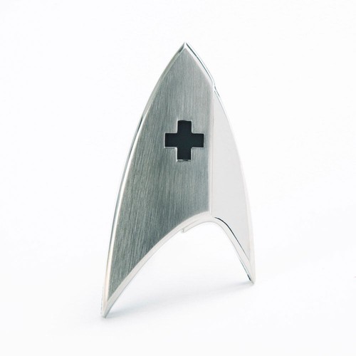 Star Trek Discovery réplique 1/1 Starfleet badge medical division Qmx