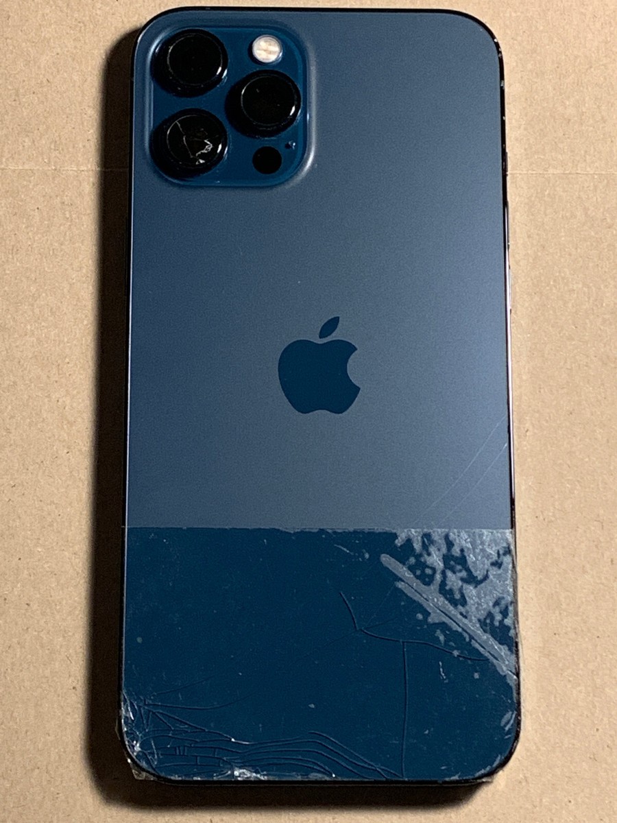 Apple iPhone 12 pro max blue original oem housing frame parts