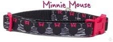 Mouse Dog collar handmade adjustable buckle collar 5/8"wide or leash