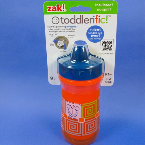 Sippy cup Insulated toddler baby no tip plate or bowl fork spoon monkey BPA FREE - Picture 19 of 24