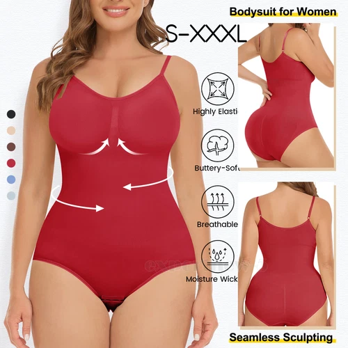 Bauchkontrolle Bodysuit Slip Sculpting Shaper Tank Top Bodys Snatched Waist - Bild 25 von 66