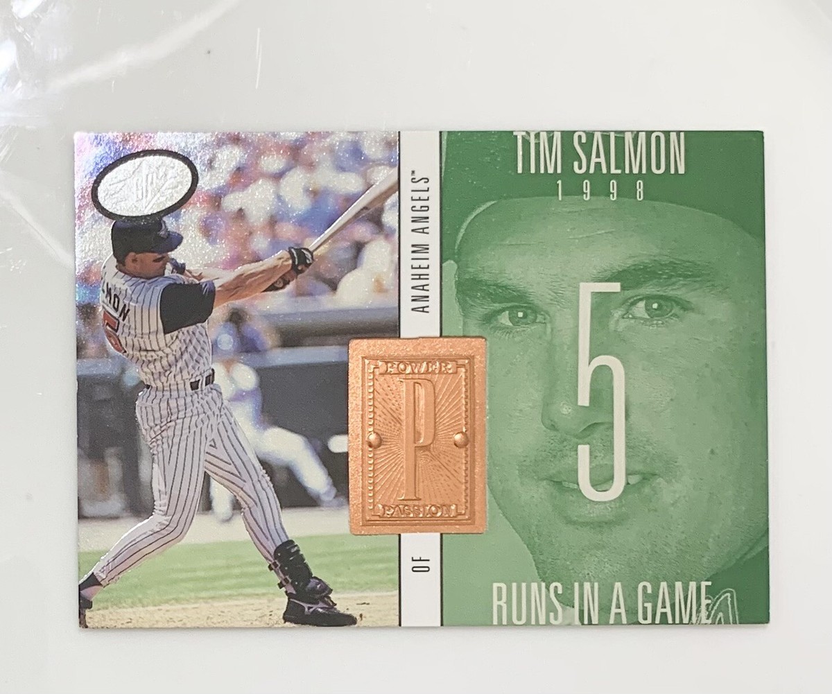 TIM SALMON #d 3512/7000- 1998 Upper Deck SPx Power Passion #221