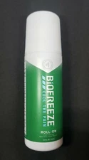 Biofreeze Roll On 2.5 Oz. Fast Acting and Long Lasting Cooling Pain Relief