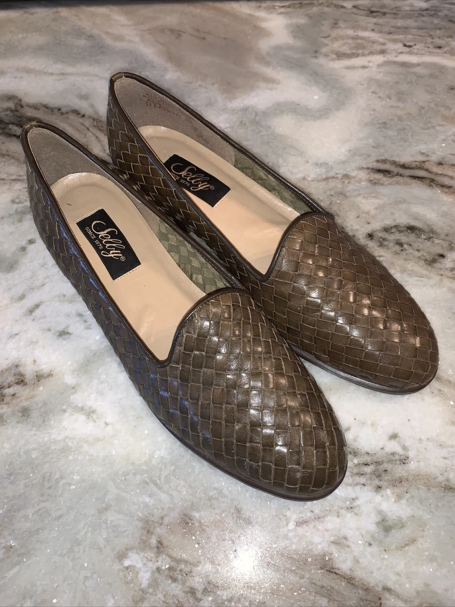 Leather weave hotsell shoes womens