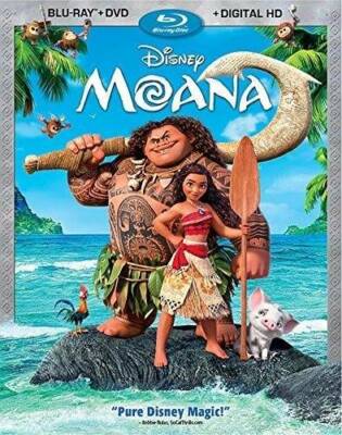 Moana [Blu-ray] - Blu-ray By Auli'i Cravalho - GOOD