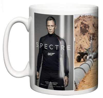 Spectre Poster Scene James Bond Daniel Craig Movie 2015 Coffee