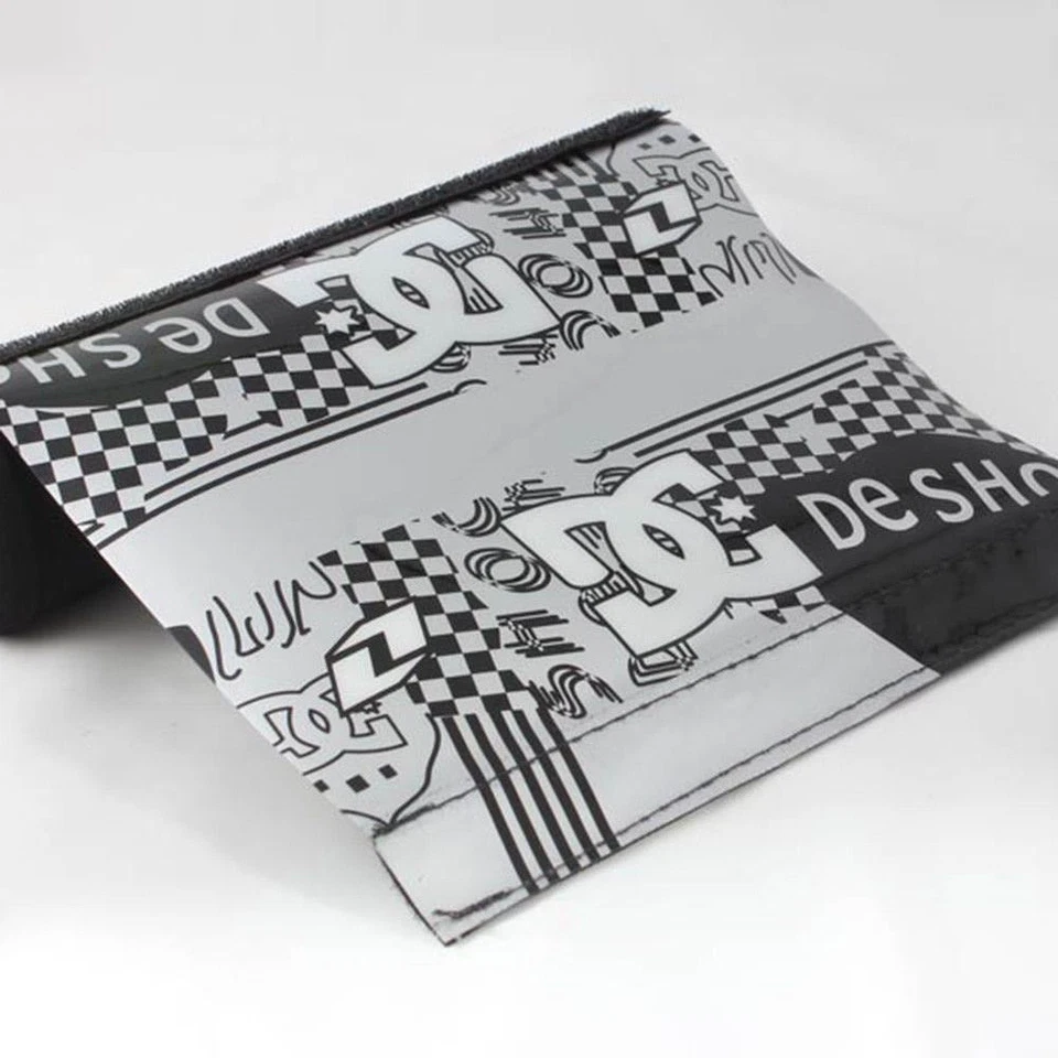 Nueva almohadilla de protección de barra transversal de espuma de esponja DC negra/plateada (7,9 pulgadas de largo) Foto 2 de 3