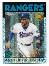 2021 Topps Series 1 ANDERSON TEJEDA RC Silver Pack 1986 Chrome -RANGERS- 85BC-45