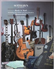 DYLAN Hendrix ANIMATION Art SOTHEBY 1991 Rock N Roll Entertainment BEATLES Doors