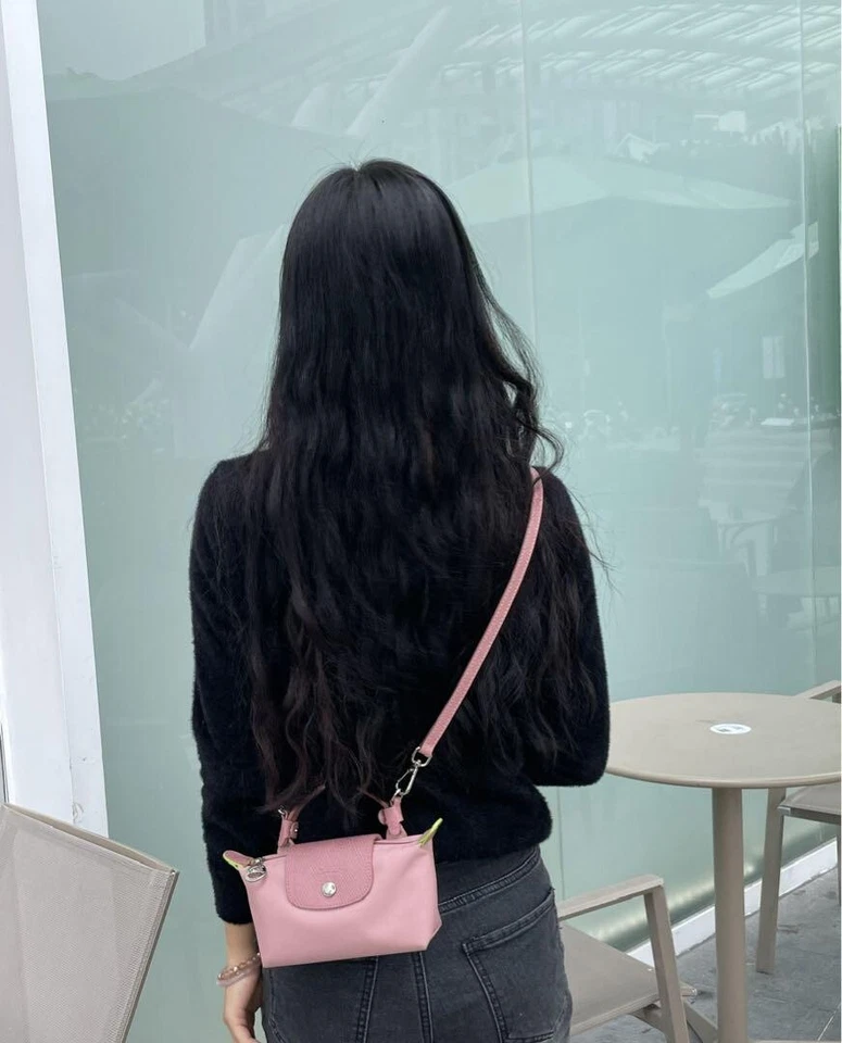 Longchamp Le Pliage XS Light Pink Shoulder Mini Bag pouch Outlet - Image 2 of 4