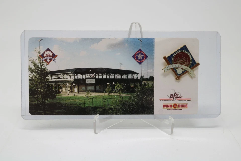 TEXAS RANGERS PIN WINN DIXIE SPONSER DR PEPPER YOUTH BALLPARK HTF - Image 4 of 4