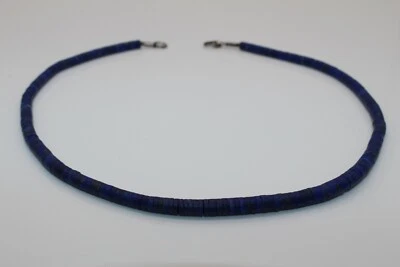 Lapis Lazuli Heishi Mini Chaîne 1-3-5 Cordes Qualité 4mm Main Pierres Naturelles - Photo 1/4