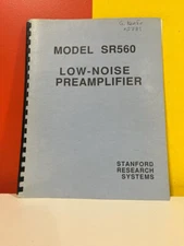 Stanford Research Systems Model SR560 Low-Noise Preamplifier