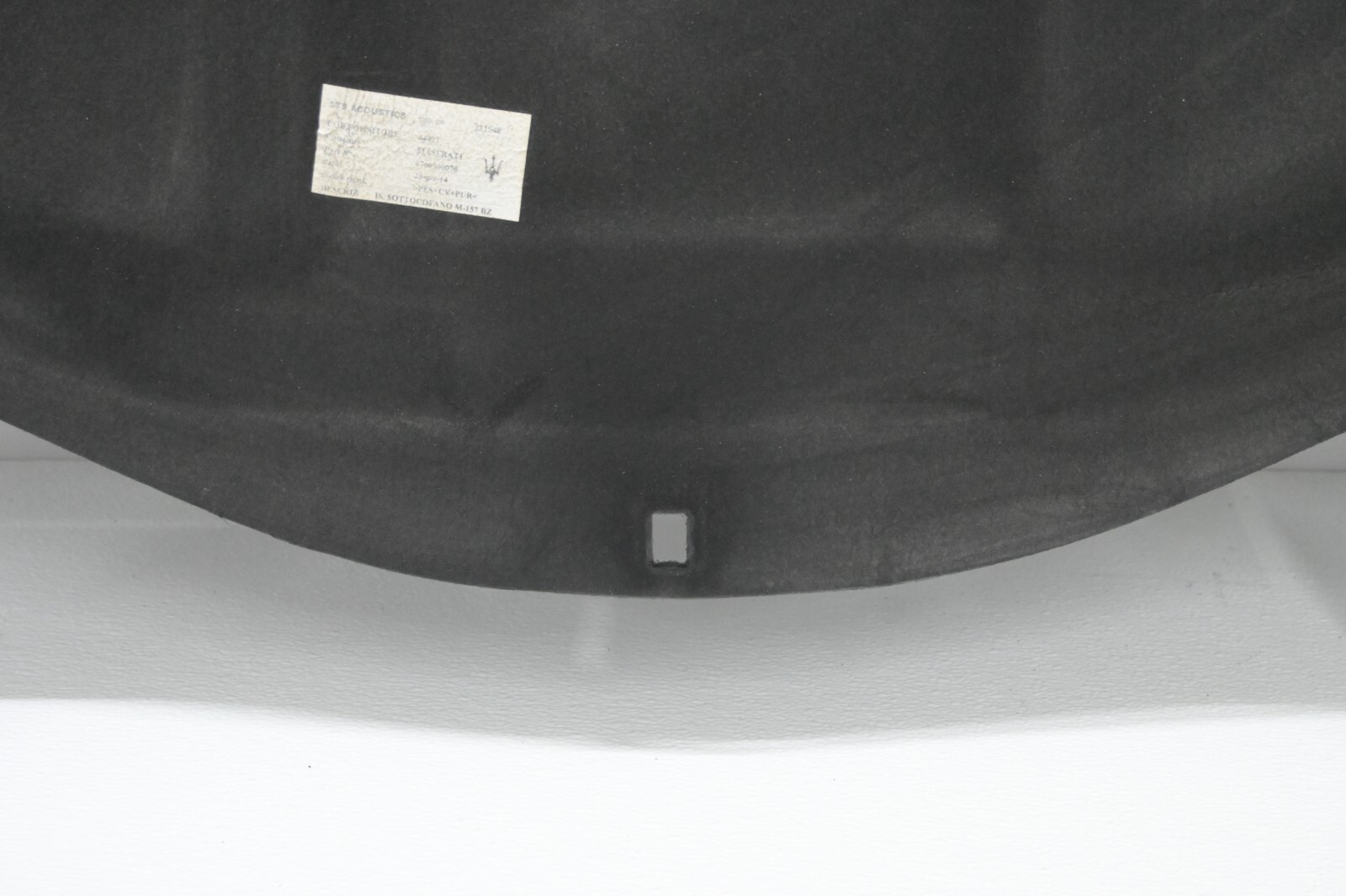 ⭐ 14-20 Maserati Ghibli Front Hood Sound Heat Insulation Pad Cover Panel Oem