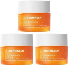 Ole Henriksen C-Rush Brightening Gel Creme 15 ml 0.5 oz 3 pack Brand New
