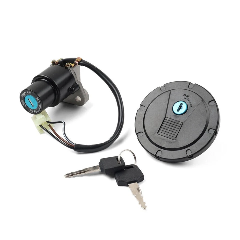 For Kawasaki KLR650 2008-2018 Igntiton Swtich Fuel Gas Cap Lock Key Set US Stock - Image 3 of 4