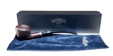 Savinelli Armonia Sandblasted Pipe No. 105/250 Semicurved - Made In Italy