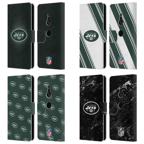 OFFICIAL NFL NEW YORK JETS ARTWORK LEATHER BOOK WALLET CASE FOR SONY PHONES 1 - 第 1/10 張圖片