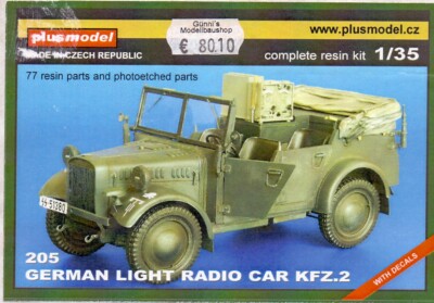 plusmodel 205 - German Light Radio Car Kfz 2