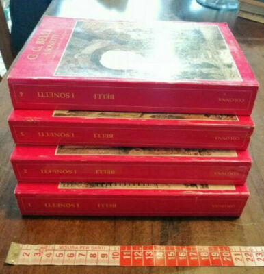 LIBRO: I sonetti di G. G. Belli - 4 volumi - editore Colonna