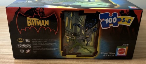 THE BATMAN 100 PIECE PUZZLE NEW IN BOX AGES 5-8 MATTEL 16.5" BY 11.25" - Picture 5 of 6
