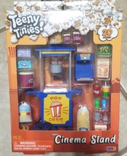 Teeny Tinies TEENY CINEMA STAND Mini Food 20pc Playset Blue 