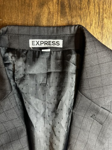 Neu EXPRESS PHOTOGRAPHER Herren Größe 38R Passform Wolle & Spandex Jacke Blazer Mantel - Bild 2 von 7