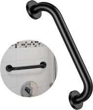 12 Inch Stainless Steel Shower Grab Bar,Zuext Oil Rubbed Black Shower Handle,Bat