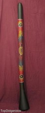 59"150cm PVC DIDGERIDOO, Dot-Painting, Strong Sound, Light-Weight, Easy to Play