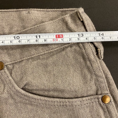 Vintage Wrangler Stay Gray Denim Jeans Herren 28x34 USA grau Cowboy Rodeo Western - Bild 7 von 9