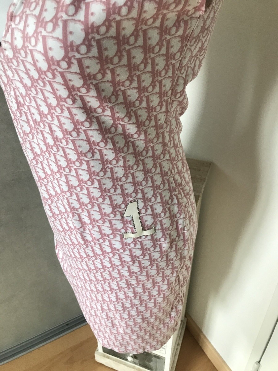 Dior Oblique Monogram Dress.Y2K. Epoque Galliano. Rare