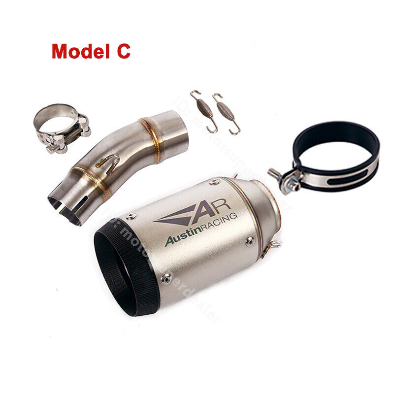 Slip for Kawasaki Ninja 400 250 Z400 2017-2021 Exhaust Tips Slip for Kawasaki Ninja 400 250 Z400 2017-2021 Exhaust Tips