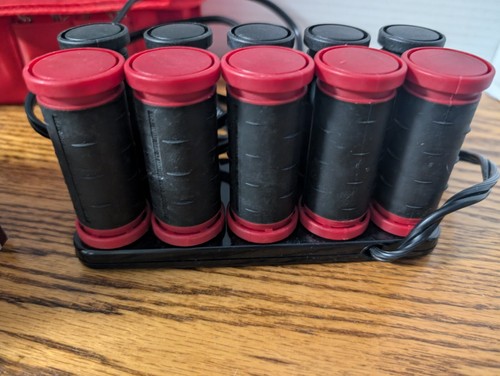 Remington Style H1015 Compact Ceramic 10 Hot Ionic Rollers Carry Case BONUS - Picture 7 of 11