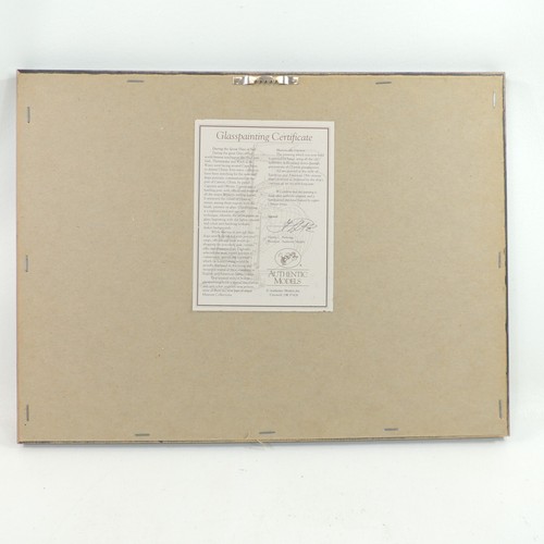 Chinese Reverse Painting On Glass Teaclipper Ship by Authentic Models with COA - Picture 12 of 12
