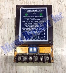 TDA Russelectric Flashing Indicated 0.31 Minute Time Delay 