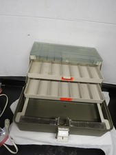 Vintage Plano 1500 3 Tray Bonus Boxes Fishing Tackle Box-Complete